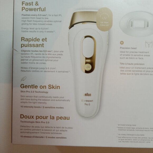 Braun IPL Silk·expert Pro 5 PL5157 Permanent Hair Removal Device Body Face New - Picture 10 of 15